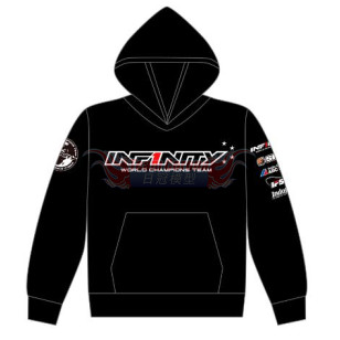 INFINITY A0096XL - INFINITY TEAM HOODIE "4 STARS" (BK) SIZE:XL